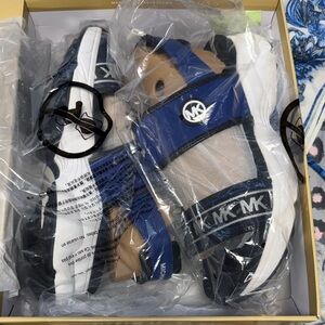 Michael Kors Gold and Black Shoe Packaging